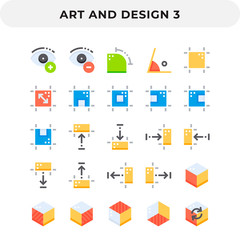 Flat Icons Pack for UI. Pixel perfect vector icon set for web design and website application.