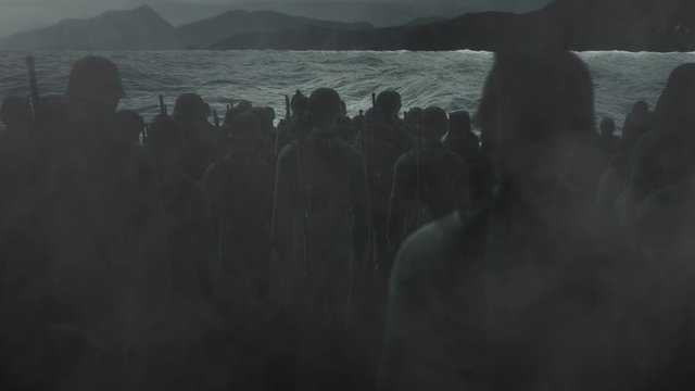 American Troops Getting Closer to the shores of Normandy