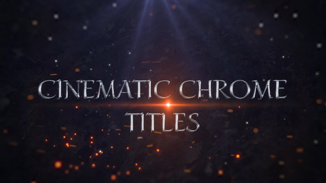 Cinematic Chrome Titles