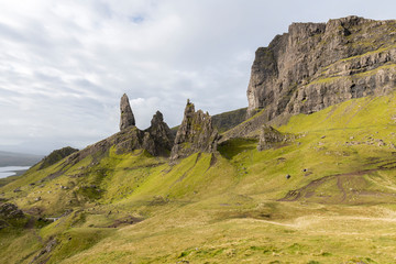 The Old Man of Storr on the Isle of Skye in Scotland