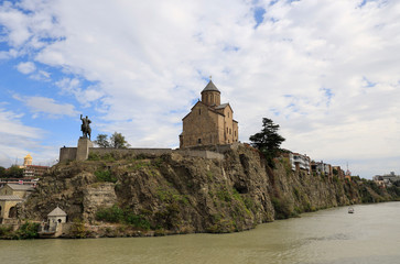 Fototapeta na wymiar Old Town of Tiflis, Tbilisi, Georgia
