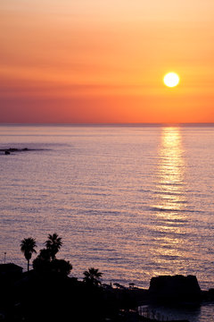 Coucher de soleil &agrave; Tropea