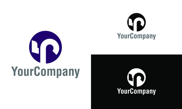 Corporate letter 5P logo design template. Simple and clean flat design of letter 5P logo vector template.