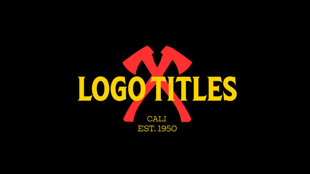 Vintage Logo Titles