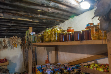 products in the Cossack cellar