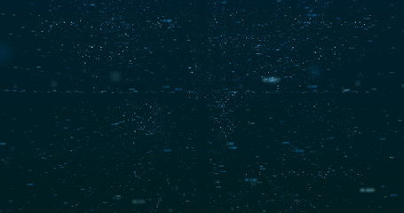 Abstract digital network data background, 3D rendering