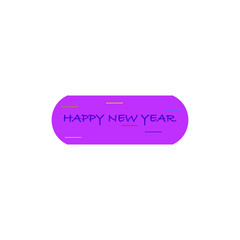 happy new year vector, poster, banner.