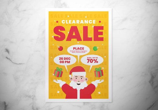 Christmas Event Graphic Flyer Layout
