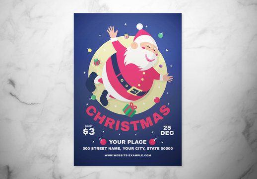 Christmas Event Graphic Flyer Layout