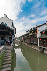 The scenery of the new field town in Pudong New Area, Shanghai, China