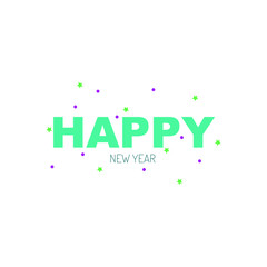 happy new year vector, poster, banner.