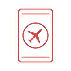 Obraz premium airplane mode symbol