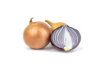 onion isolated on white background