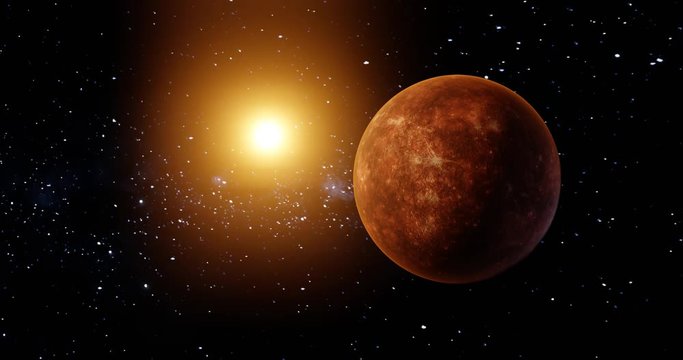 Mercury is the smallest and innermost planet in the Solar System. Its orbit around the Sun takes only 87.97 days, the shortest of all the planets in the Solar System.