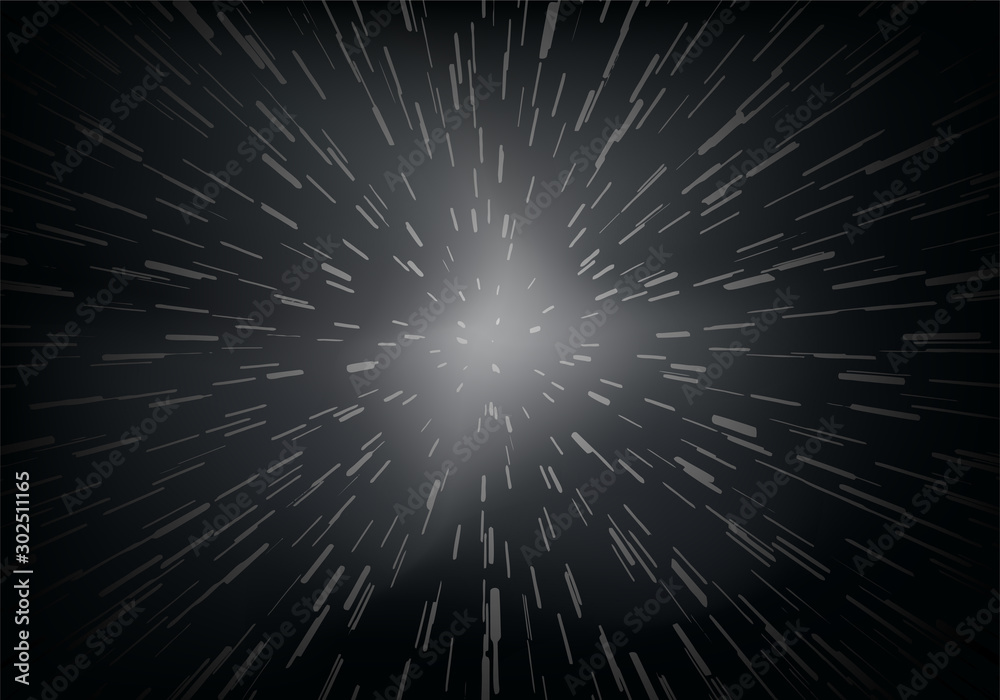Wall mural universe speed background