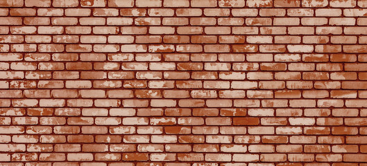 Fototapeta na wymiar red brick wall pattern