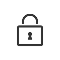 Padlock Icon Vector Illustration