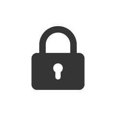 Padlock Icon Vector Illustration