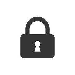 Padlock Icon Vector Illustration