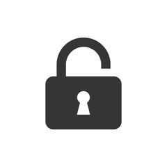 Padlock Icon Vector Illustration