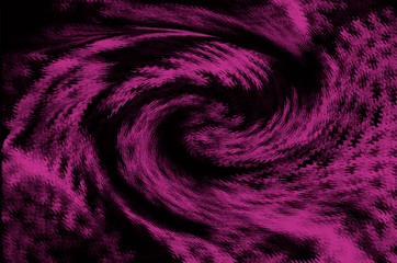 Abstract swirling black and magenta texture