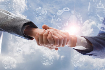 The concept of partnership and cooperation.