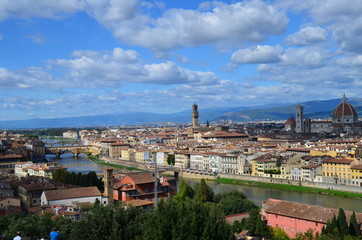 Fototapeta premium Florence from above