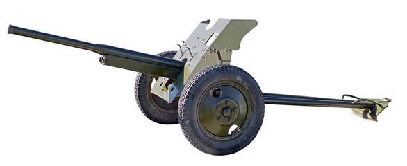 layout of Old cannon of period 1941-1945 years