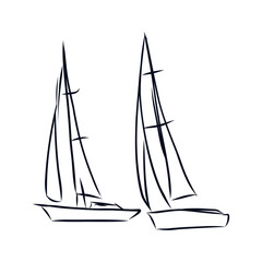 ship isolated on white background