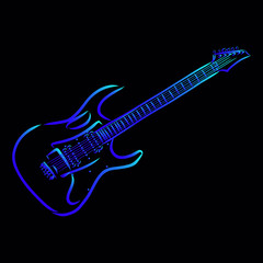 guitar  sketch 