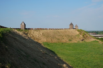 Fortress wall. Historical monument.