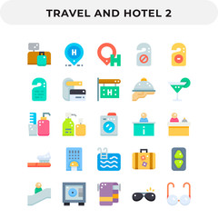 Flat Icons Pack for UI. Pixel perfect vector icon set for web design and website application.