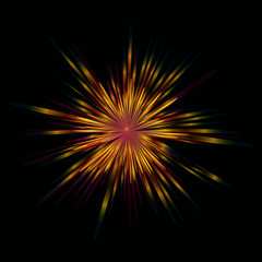 fireworks on night sky