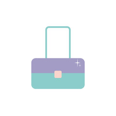 Isolated purse icon flat design