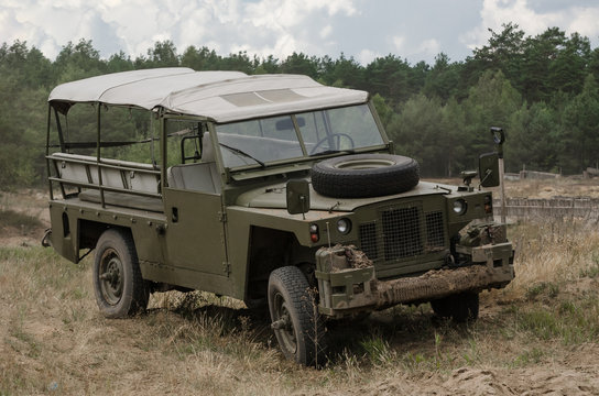 OFF-ROAD CAR - Military vehicle in the field