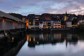 Fototapeta premium Büren an der Aare, Solothurn