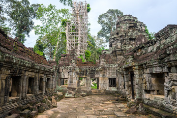 Fototapeta premium ruins of angkor wat complex at cambodia