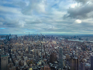 New York City as seen from top of One Observatory 