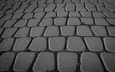paving slabs top view close up