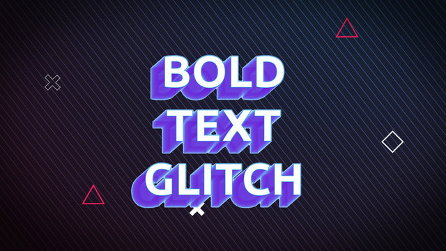 Bold Text Glitch
