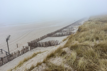 Quiet North Sea beach