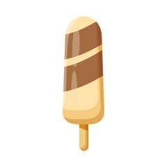 ice cream icon, flat design