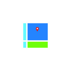 map point, signs, placeholder, maps and location, icon symbol vector.