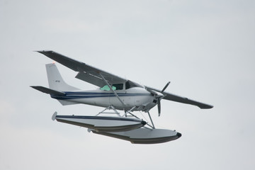 old fighter plane isolated on white background