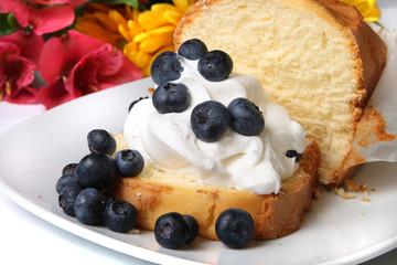 Blueberry shortcake