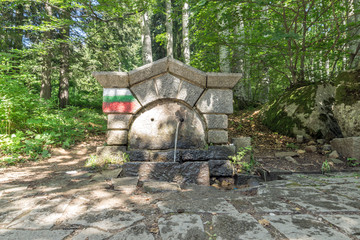 Obraz premium Fountain at Vitosha Mountain, Bulgaria