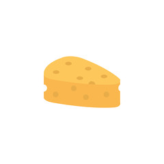 Isolated cheese flat design