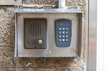 Intercom Numeric Pad