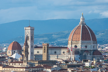Fototapeta na wymiar Firenze Italy, panoramic view