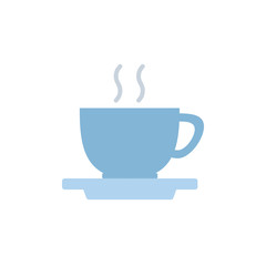 Isolated coffee cup icon flat design